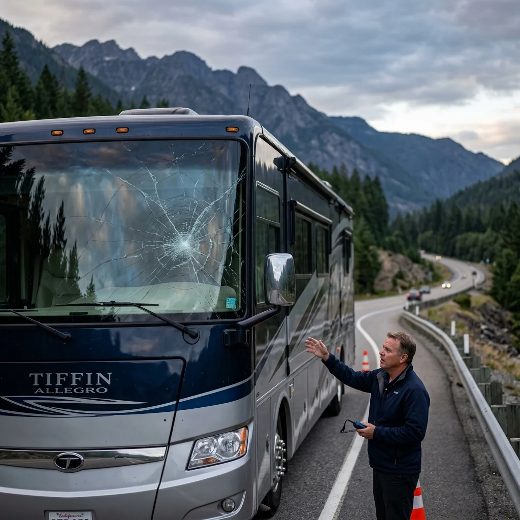 RV Windshield Cracks: The Cost of Waiting to Repair