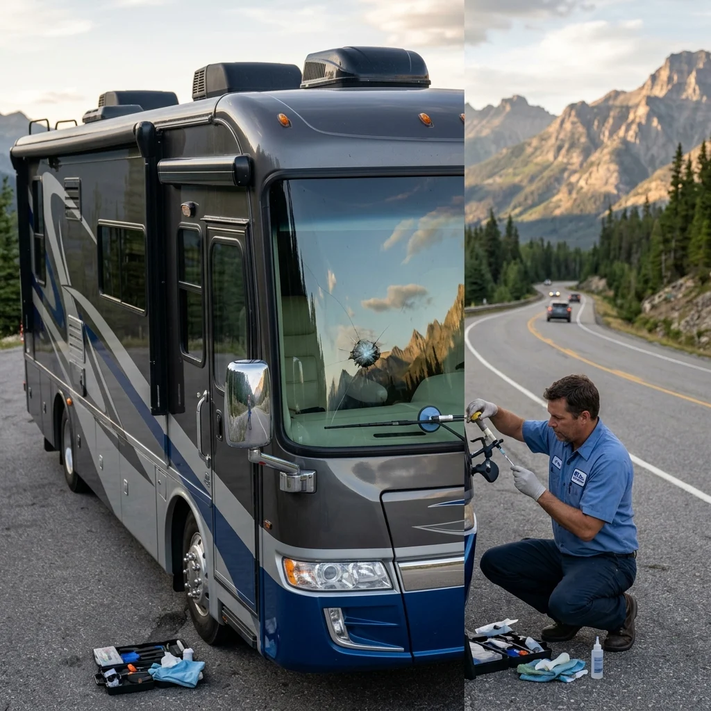 RV Windshield Chip: Prevent Big Problems Today